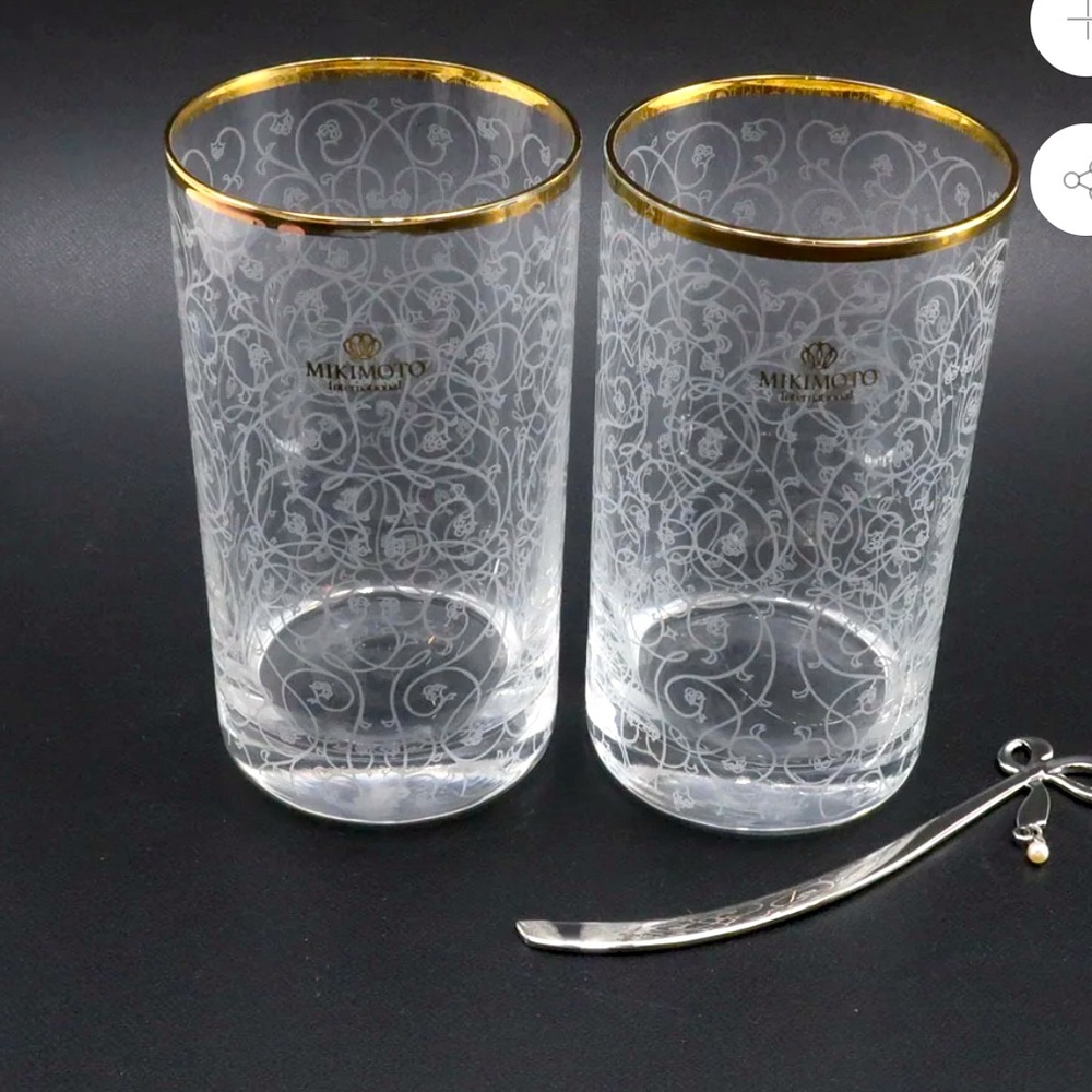 Mikimoto muddler Pearl and silver